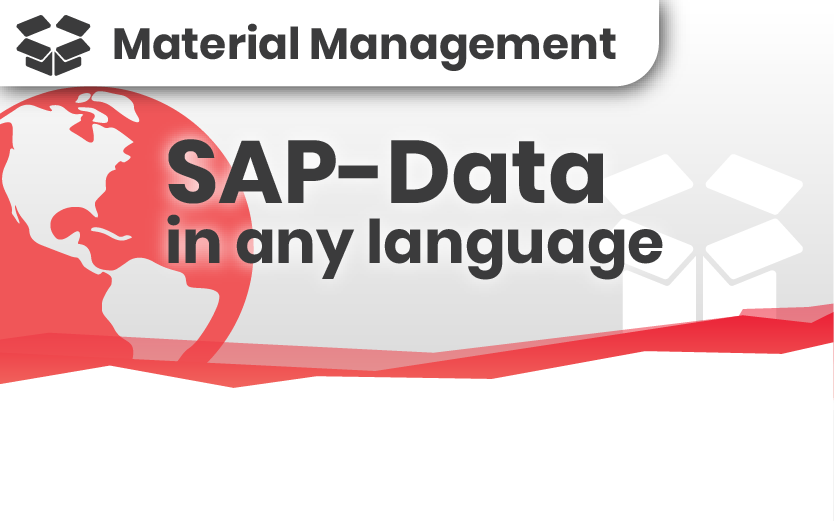 Text translation for SAP Master and Transactional data