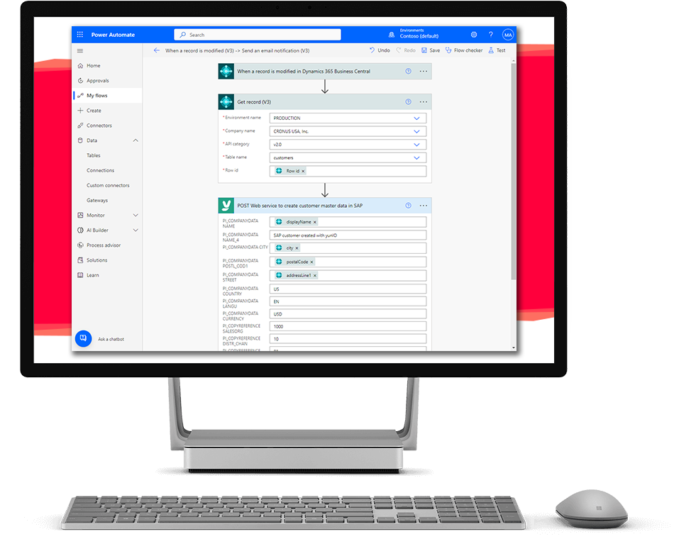 SAP Integration mit MS Dynamics 365 Business Central