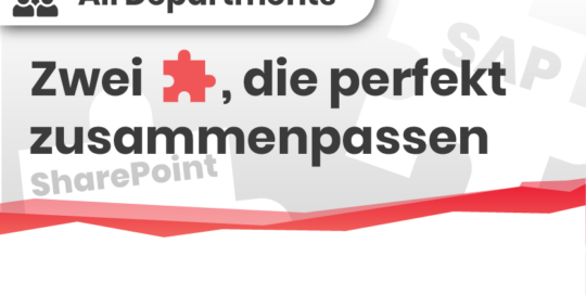 SAP und SharePoint: Zwei Puzzleteile, die perfekt zusammenpassen.