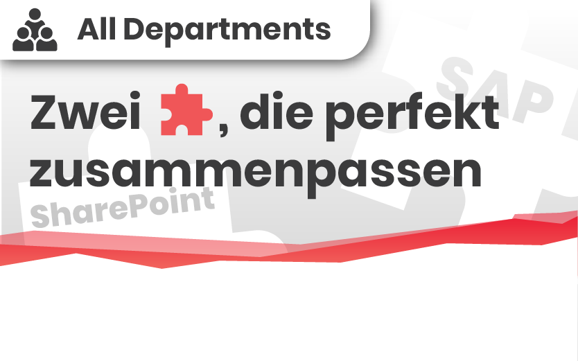 SAP und SharePoint: Zwei Puzzleteile, die perfekt zusammenpassen.