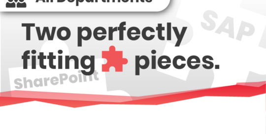 SAP and SharePoint Online: Two perfectly fitting puzzle pieces.
